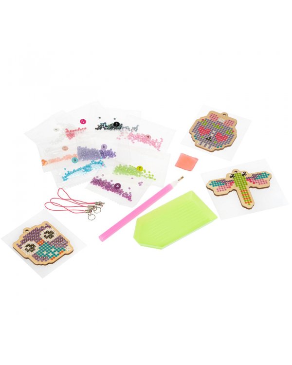 Алмазная мозаика. Брелоки