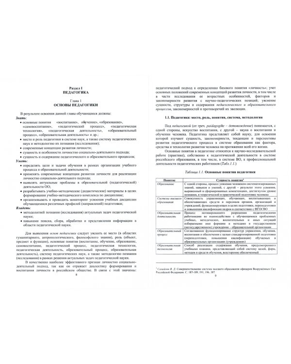 Педагогика и психология высшей школы