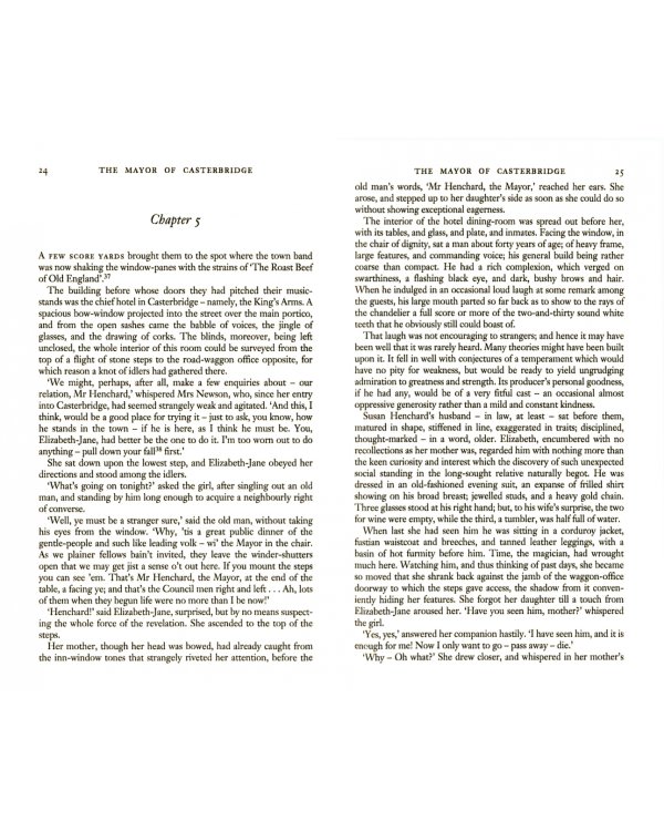 The Mayor of Casterbridge