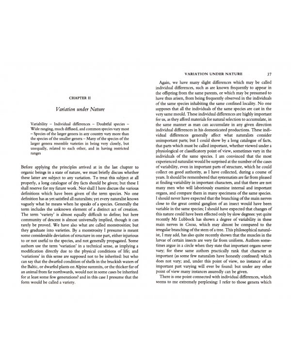 The Origin of Species