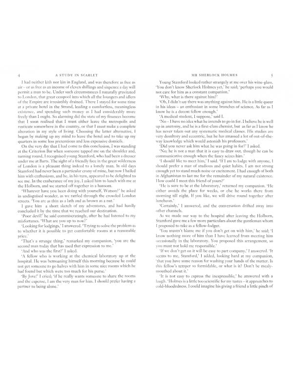 A Study in Scarlet &amp; The Sign of the Four