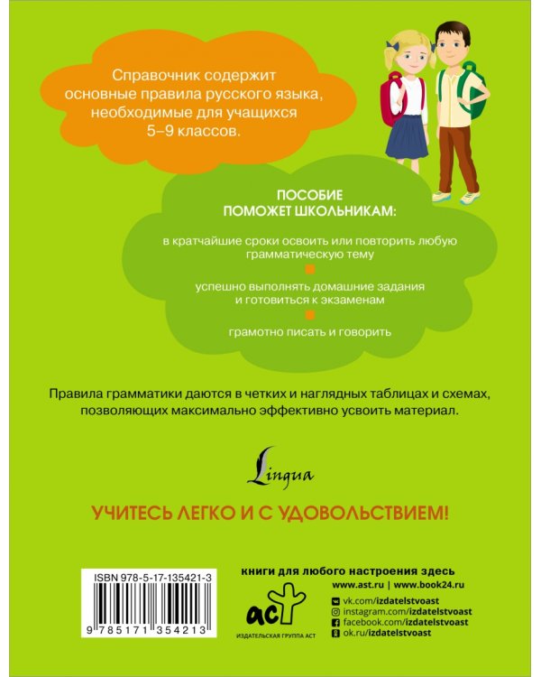 Все правила русского языка. Справочник к учебникам 5-9 классов