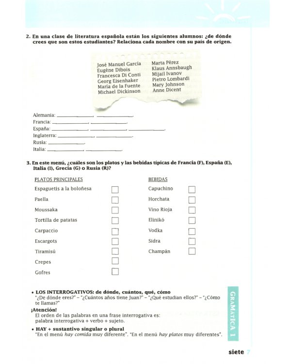 Comprension lectora A1-A2