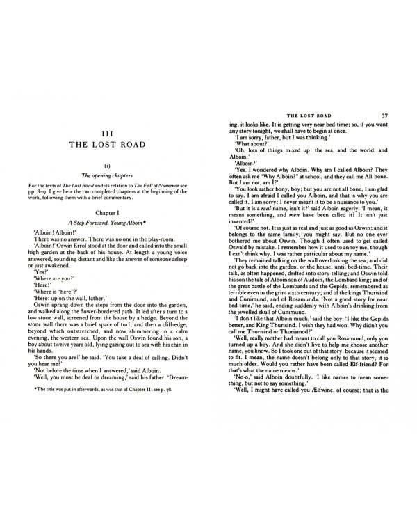 The Lost Road and Other Writings. The History of Middle-Earth