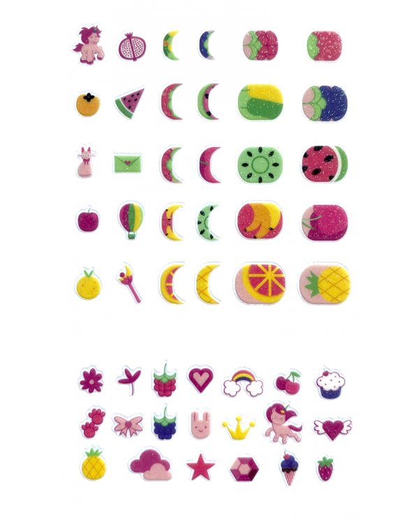 Набор для декора ногтей "Ягодный микс"