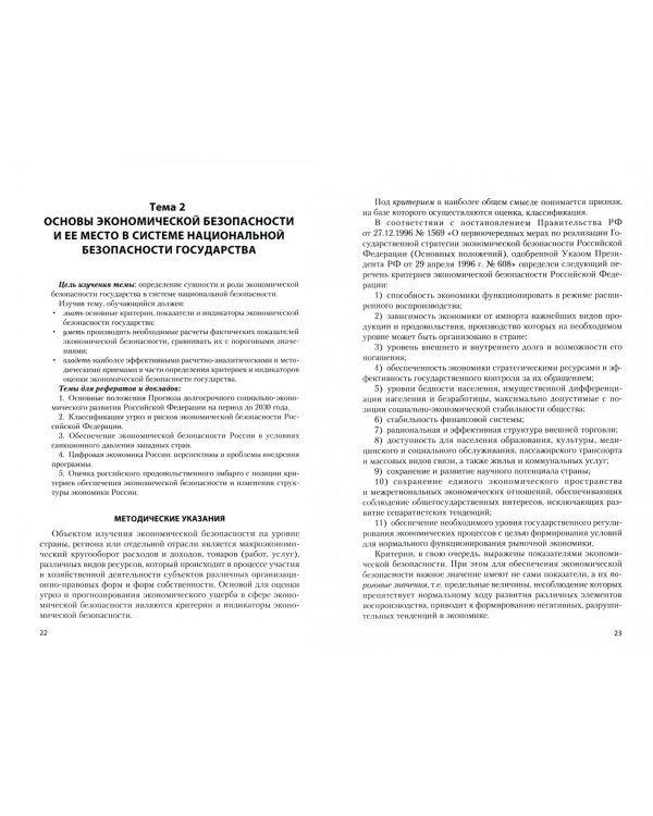 Экономическая безопасность. Практикум. Учебное пособие