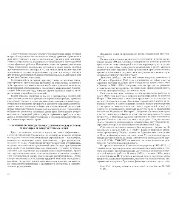 Результативность и эффективность уголовно-исполнительной системы. Оценивание и планирование