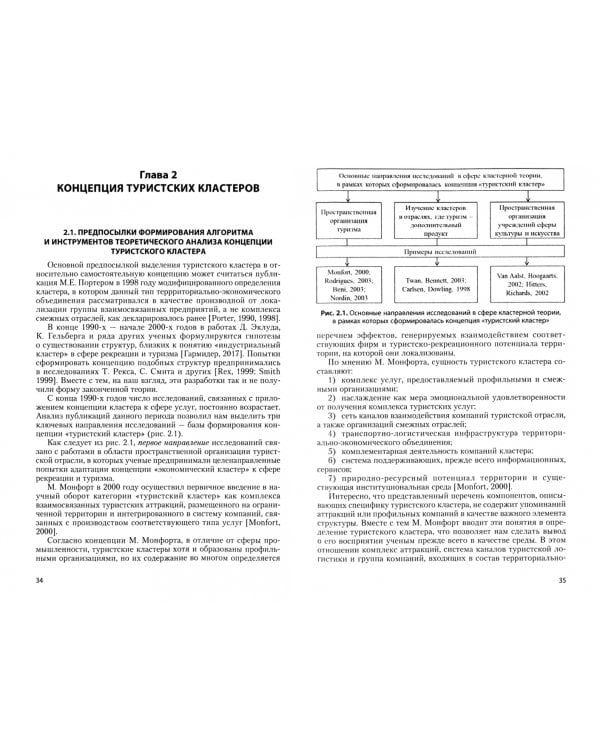 Проектирование туристских кластеров: системно-агломерационный подход. Монография