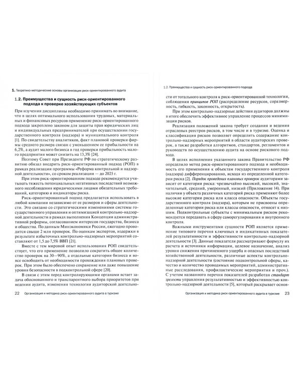 Организация и методика риск-ориентированного аудита в туризме