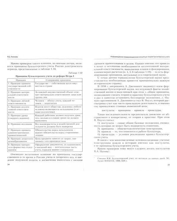 Информационно-коммуникационная концепция теории бухгалтерского учета