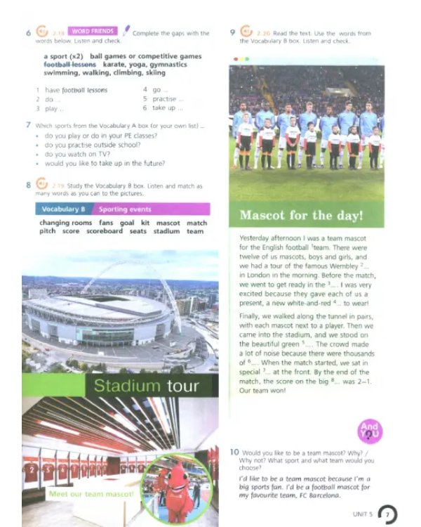 Английский язык. Team Up! Вместе. 8 класс. Учебник. В 2-х частях. Часть 2