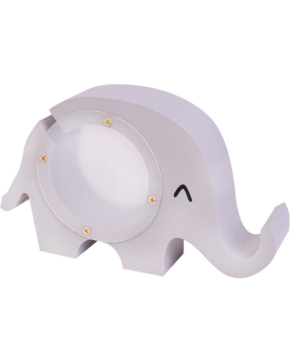 Копилка "Красивый серый слоник"