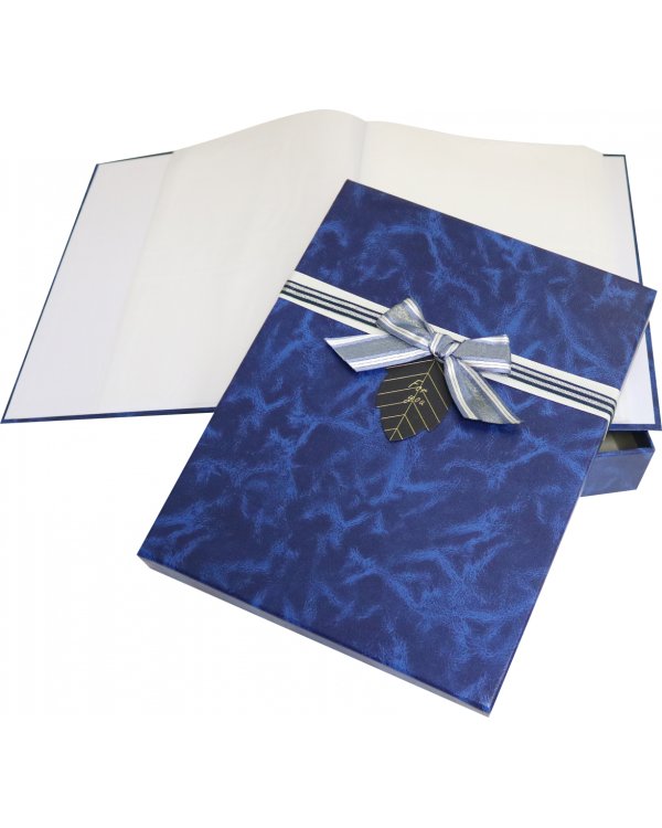 Фотоальбом (100 фото, 10х15 см), Красивый бантик, синий (АФ-8870)