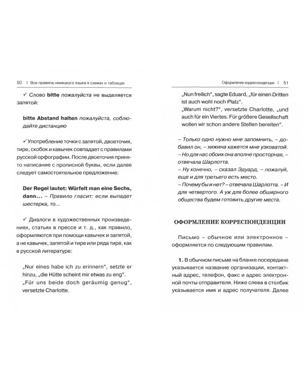 Все правила немецкого языка в схемах и таблицах