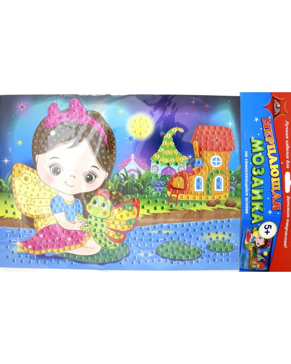 Мерцающая мозаика "Маленькая фея", А3