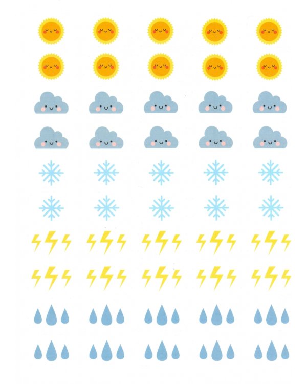 Наблюдай! Календарь погоды. Книжка с наклейками