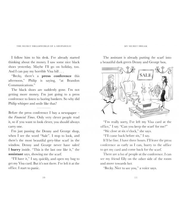 The Secret Dreamworld of a Shopaholic. Level 3 + audio