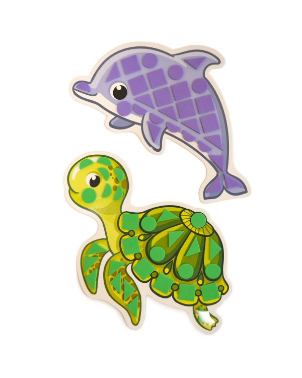 Мягкая картинка для малышей. Морские животные