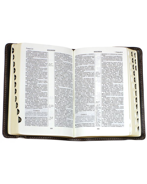 Библия (1369)047ZTI кож.черн. на молнии золот.обр.