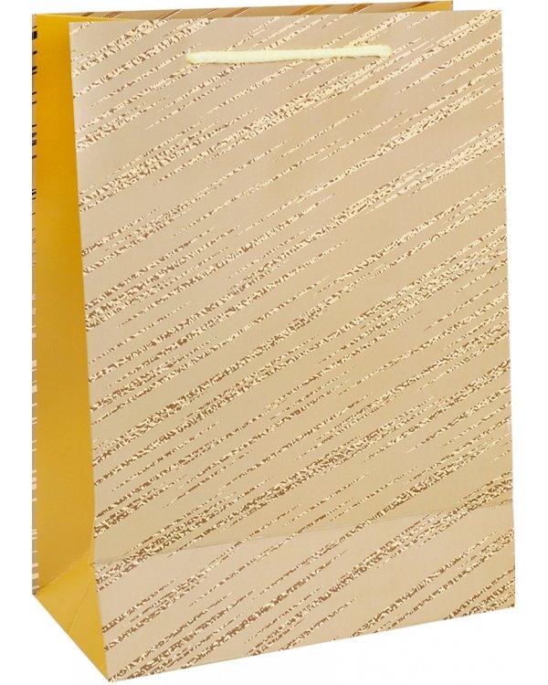 Пакет подарочный "Золотое сияние", 26х32х10 см