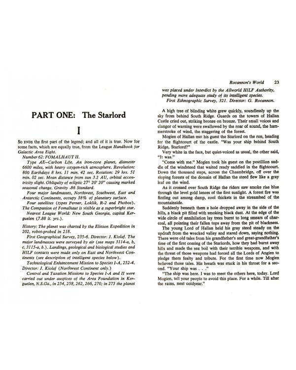 Worlds of Exile and Illusion. Rocannon's World, Planet of Exile, City of Illusions