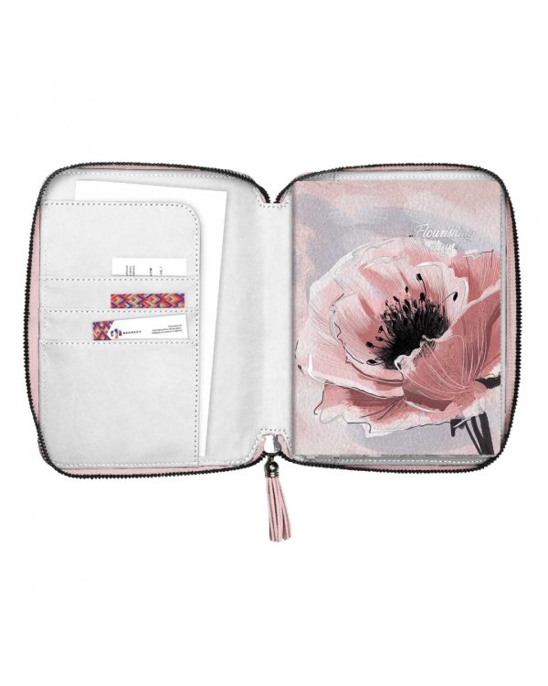 Ежедневник-органайзер недатированный, Анемоны, А6+, 120 листов