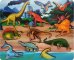 Пазл-рамка. Мир динозавров, 11 деталей