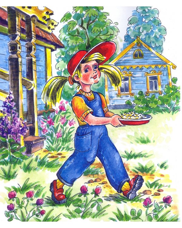 Храбрый утенок. Книжка с крупными буквами