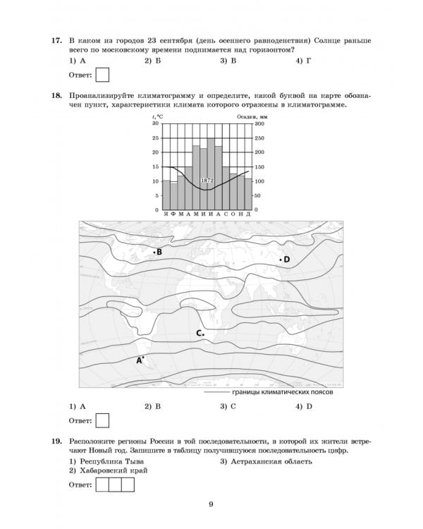 ОГЭ 2022. ФИПИ. География. Типовые варианты экзаменационных заданий. 30 вариантов заданий