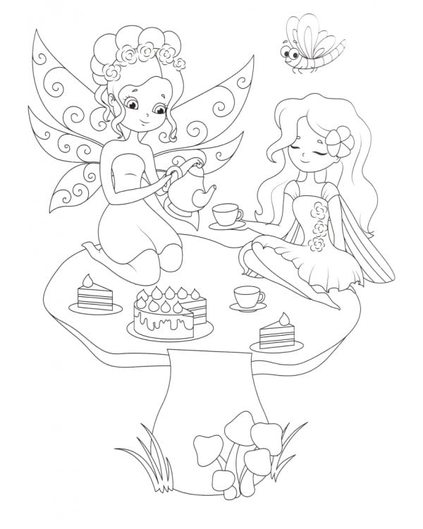 Раскраска А4. Волшебный мир