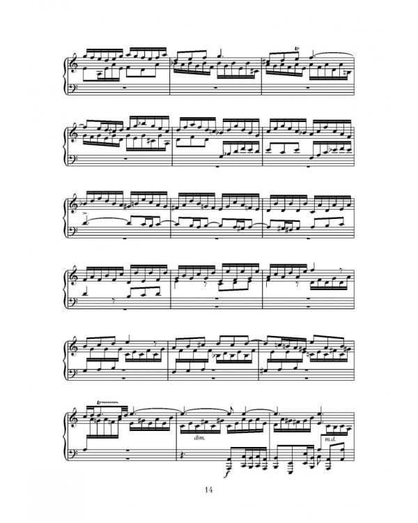 Органные прелюдии и фуги. Переложение для фортепиано И. К. Черлицкого. Ноты