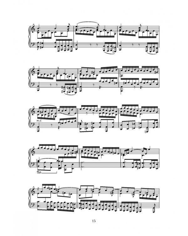 Органные прелюдии и фуги. Переложение для фортепиано И. К. Черлицкого. Ноты