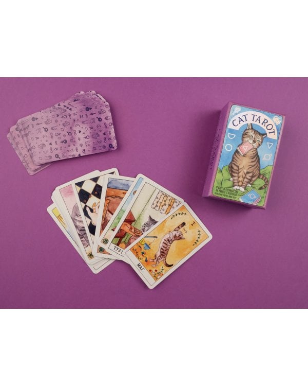 Cat Tarot. Таро Котиков, 78 карт и руководство в подарочном футляре