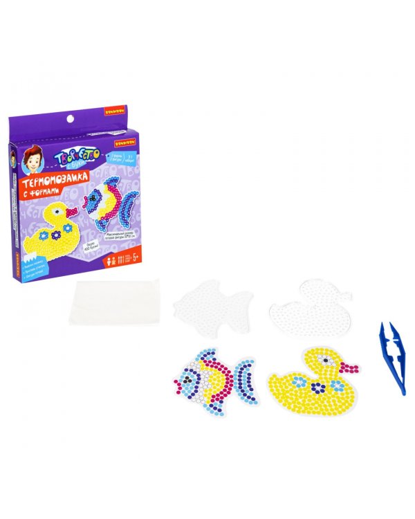 Термомозаика с формами. Рыбка и утка