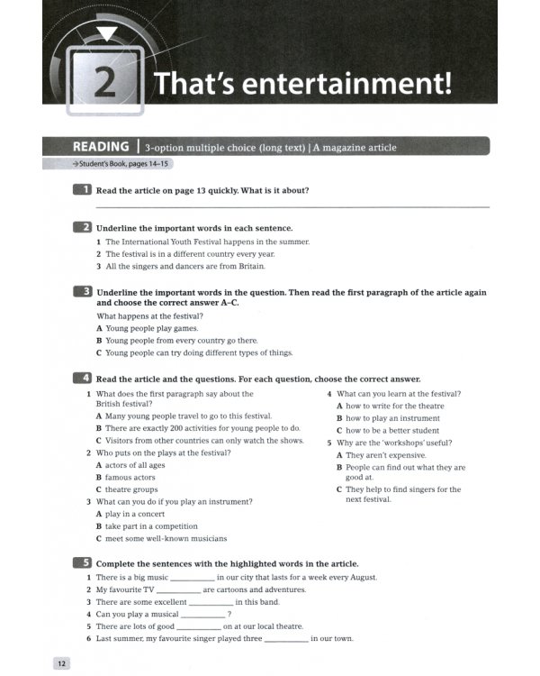 Optimise Updated A2. Workbook with Answer Key and Online Workbook