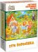 Фигурный деревянный пазл. Страна сказок. Три поросенка, 77 деталей