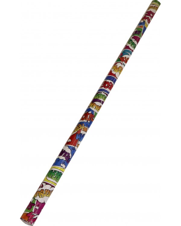 Бумага упаковочная "Комиксы", 70x100 см, 1 лист