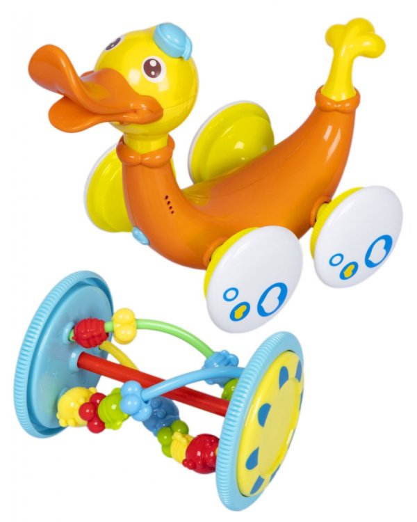 Игрушка-каталка. Утка