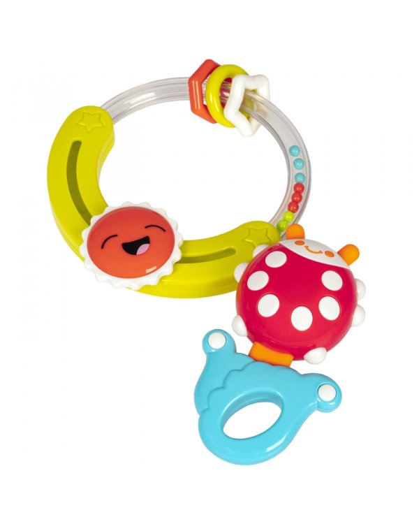 Набор погремушек. Круг с солнышком, божья коровка