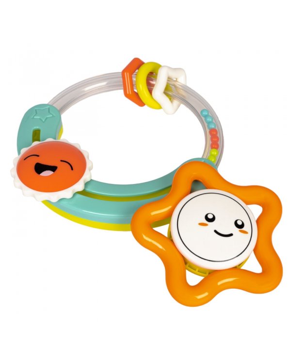 Набор погремушек. Звездочка, круг с солнышком