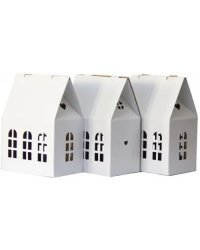 Коробки подарочные "Дом № 1", белые, 3 штуки