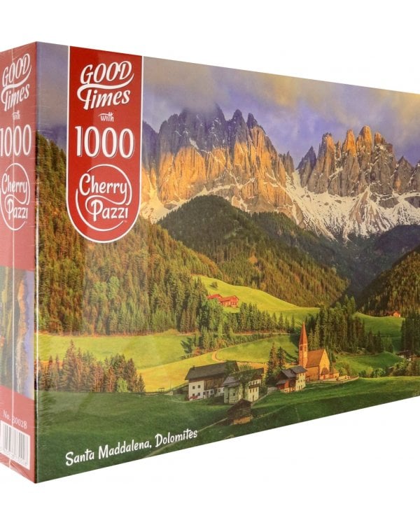 Пазл. Санта-Маддалена, Доломиты, 1000 элементов