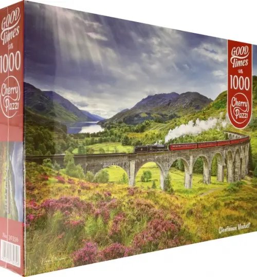 Пазл. Виадук Гленфиннан. Шотландия, 1000 элементов
