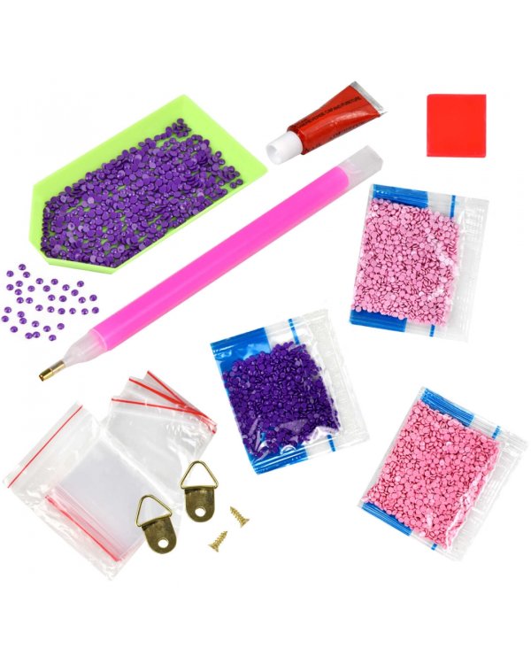 Алмазная мозаика. Сияние ночного неба, 40x50 см