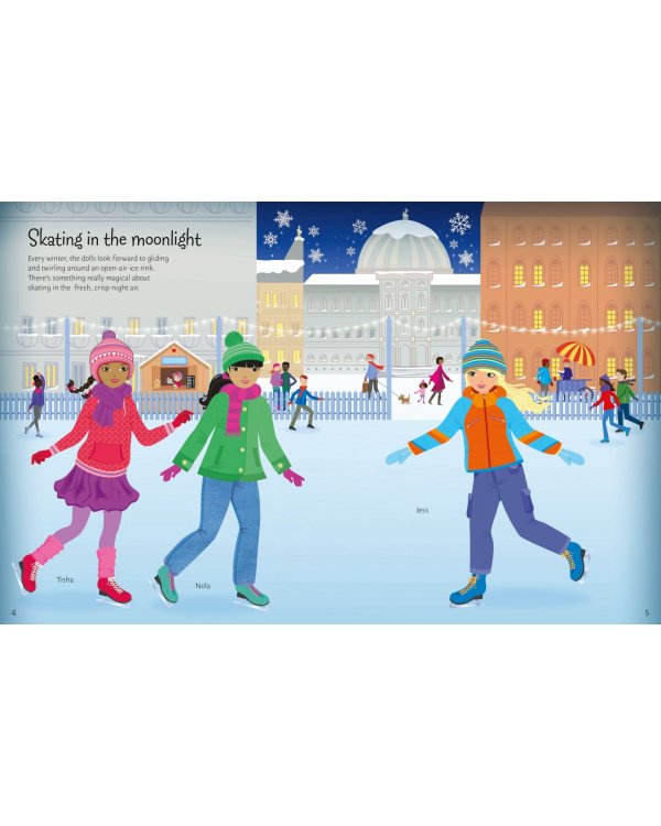 Sticker Dolly Dressing: Winter Wonderland