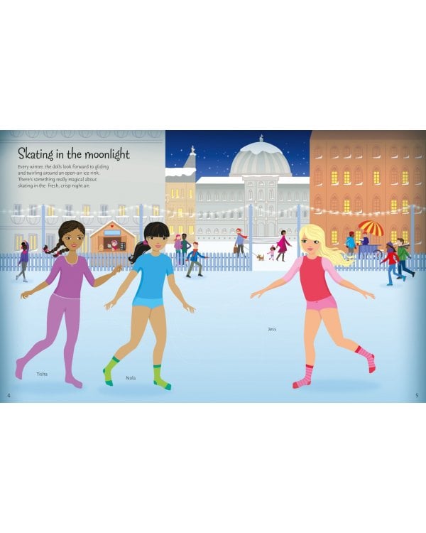 Sticker Dolly Dressing: Winter Wonderland