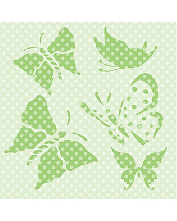 Трафарет для рисунка "Бабочки", 100x100 мм