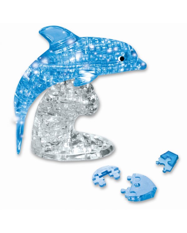 Пазл 3D. Магия кристаллов. Дельфин, 95 деталей