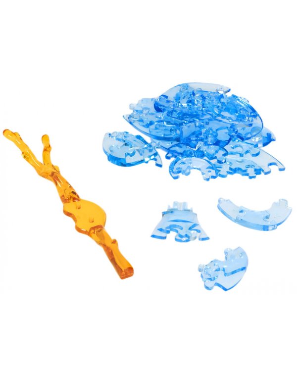 Пазл 3D с подсветкой. Магия кристаллов. Птичка, 50 деталей