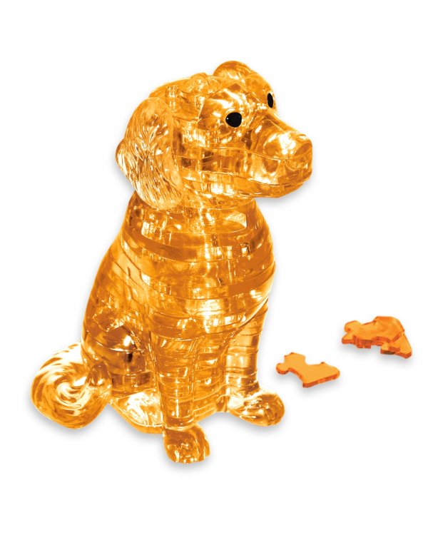 Пазл 3D. Магия кристаллов. Собачка, 41 деталь